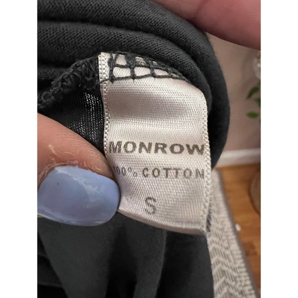 Monrow 3/4 Sleeve Soft Cotton Tunic Size Small - Picture 6 of 6